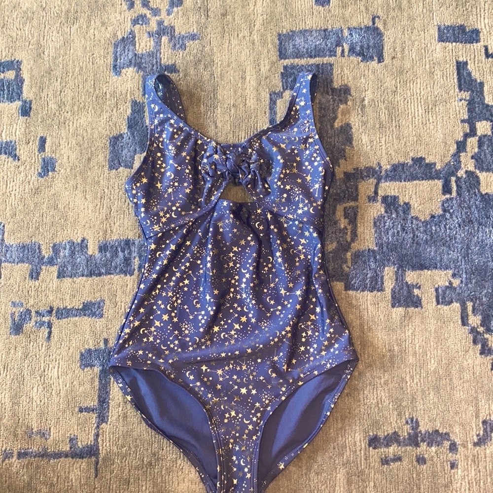 Art Class star/moon one piece Swimsuit 10-12